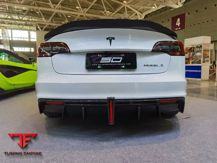 ROBOT Tesla Model 3 ’Crypton’ Rear Bumper & Diffuser - Rear Bumpers & Diffusers
