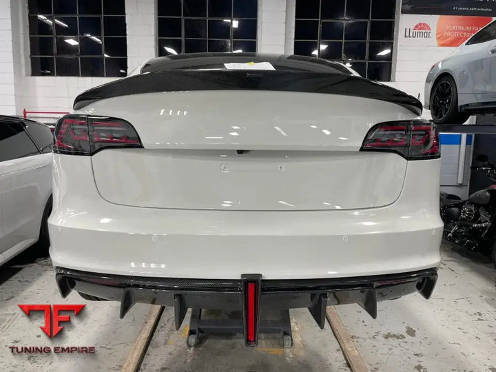 ROBOT Tesla Model 3 ’Crypton’ Rear Bumper & Diffuser - Rear Bumpers & Diffusers