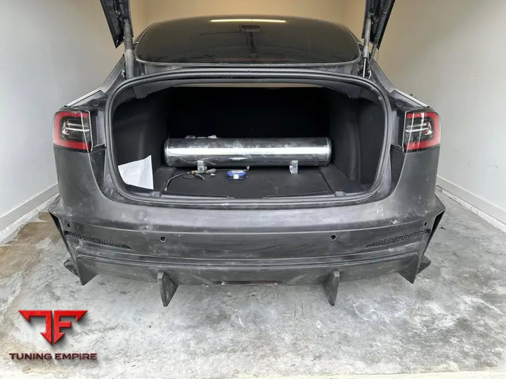 ROBOT Tesla Model 3 ’HACKER’ Rear Bumper & Diffuser (2017–2023 pre-facelift) - Rear Bumpers & Diffusers