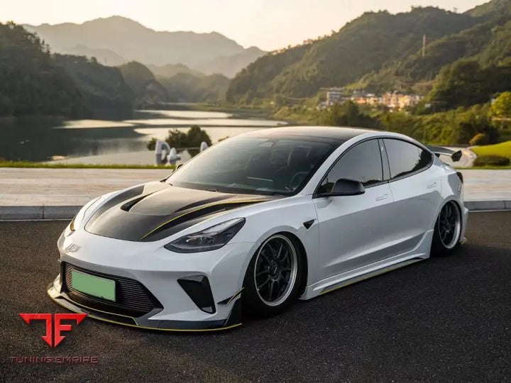 ROBOT Tesla Model 3 ’HACKER’ Side Skirts (2017–2023 pre-facelift) - Side Skirts