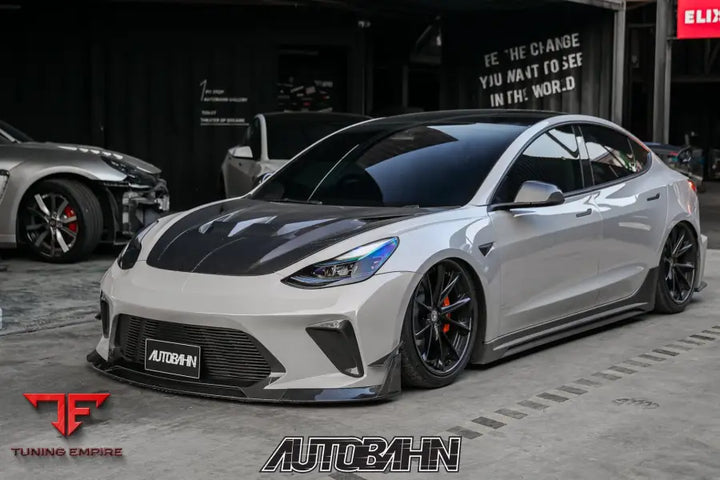 ROBOT Tesla Model 3 ’HACKER’ Side Skirts (2017–2023 pre-facelift) - Side Skirts