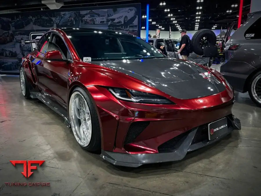 ROBOT Tesla Model 3 Highland 2024+ ’HACKER’ Widebody FRP & Partial Carbon Full Kit - Full Body Kits
