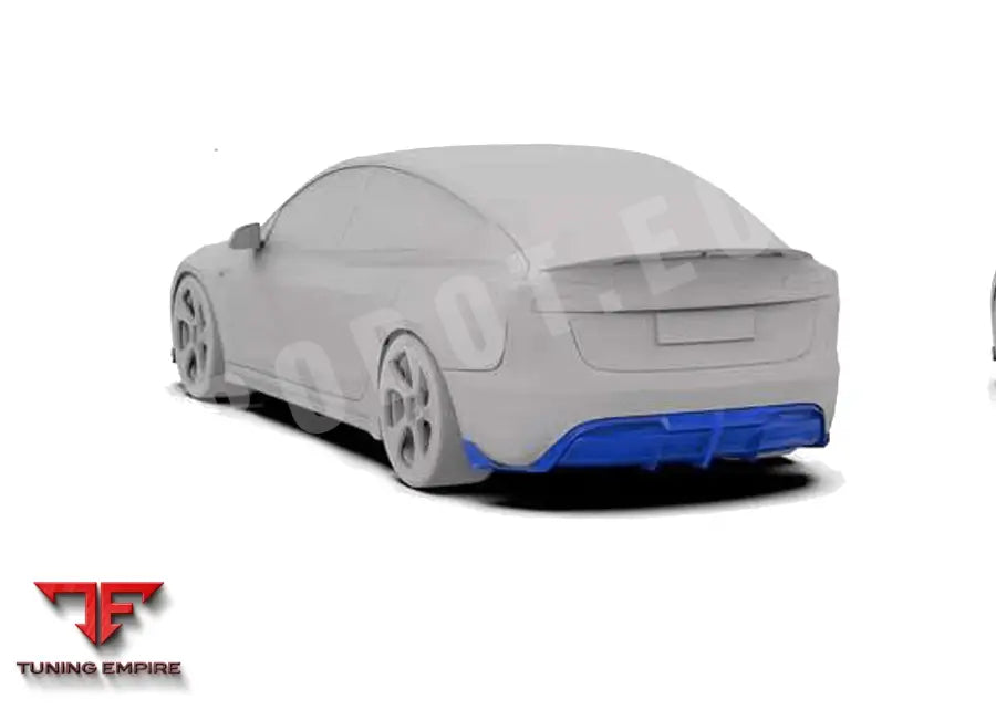 ROBOT Tesla Model 3 Highland Diffuser - Rear Bumpers & Diffusers