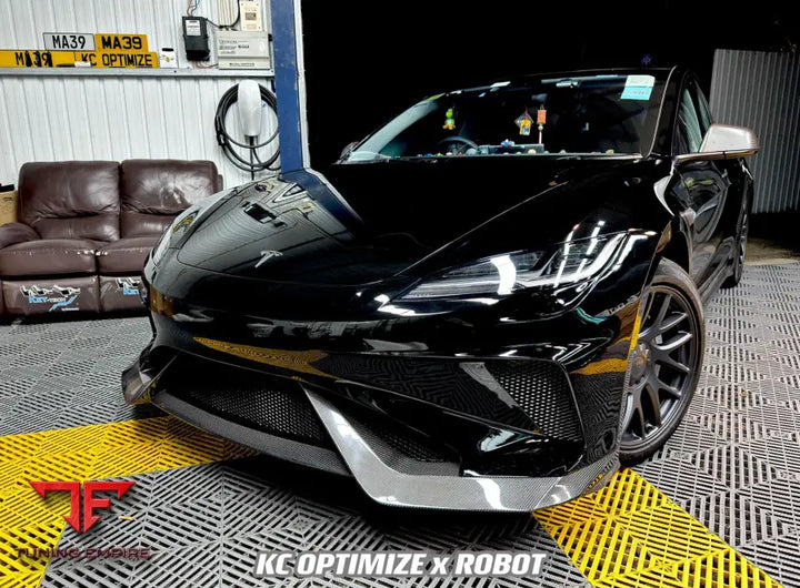 ROBOT Tesla Model 3 Highland ’HACKER’ Front Bumper & Front Lip - Front Bumpers & Splitters