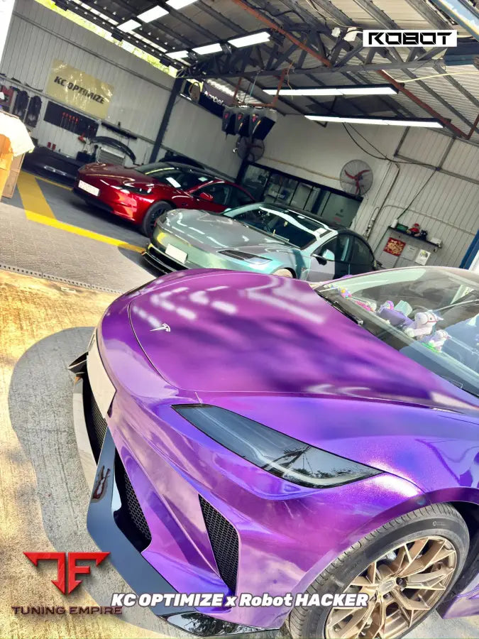 ROBOT Tesla Model 3 Highland ’HACKER’ Front Bumper & Front Lip - Front Bumpers & Splitters