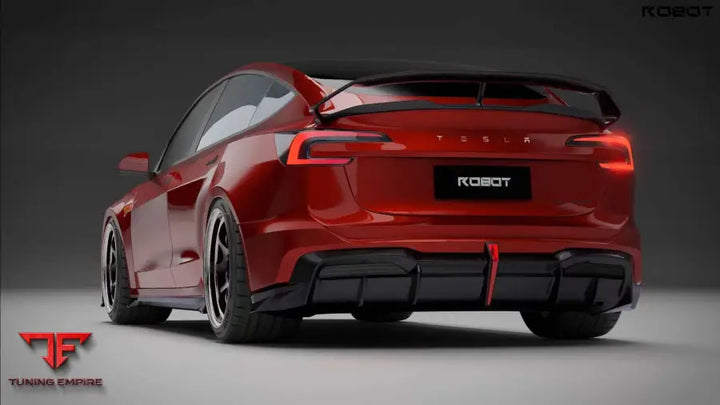 ROBOT Tesla Model 3 Highland ’HACKER’ Rear Bumper & Diffuser - Rear Bumpers & Diffusers