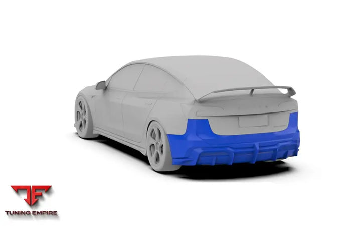 ROBOT Tesla Model 3 Highland ’HACKER’ Rear Bumper & Diffuser - Rear Bumpers & Diffusers