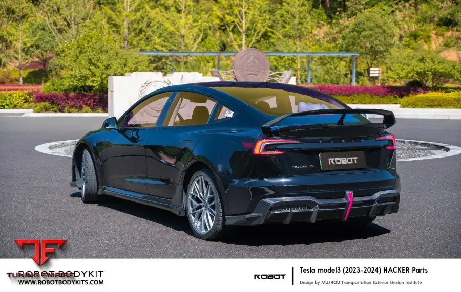 ROBOT Tesla Model 3 Highland ’HACKER’ Spoiler - Spoilers & Rear Wings