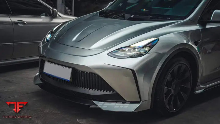 ROBOT Tesla Model Y Starship Aluminium Bonnet / Hood - Bonnets & Hoods