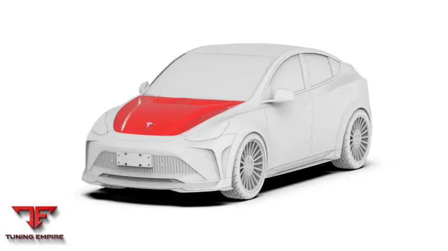 ROBOT Tesla Model Y Starship Aluminium Bonnet / Hood - Bonnets & Hoods