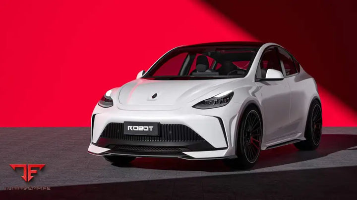 ROBOT Tesla Model Y Starship Aluminium Bonnet / Hood - Bonnets & Hoods