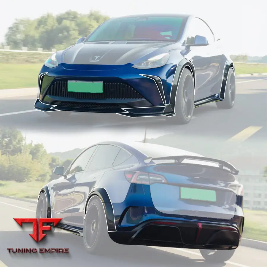 ROBOT Tesla Model Y Starship Polypropylene (PP/frp) Full widebody Body Kit - Full Body Kits