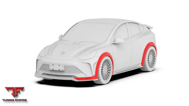 ROBOT Tesla Model Y Starship Polypropylene Widebody Arches - Fenders & Wheel Arches