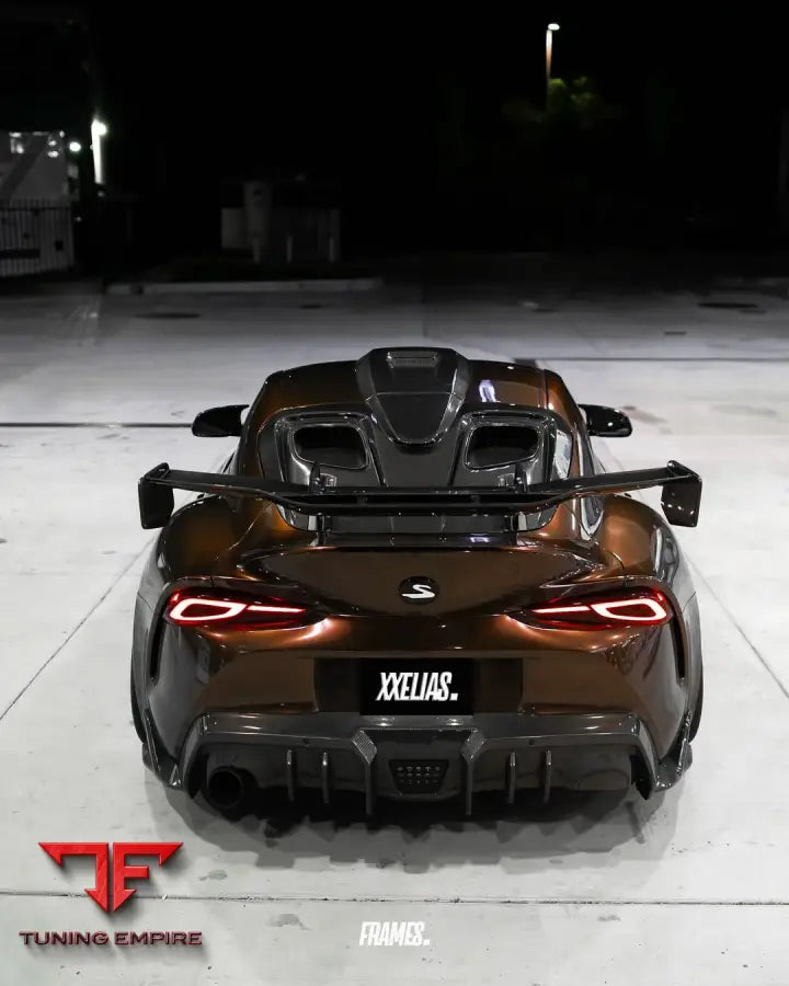ROBOT Toyota GR Supra GT Wing Roof Scoop & Rear Window Louver - Spoilers & Rear Wings