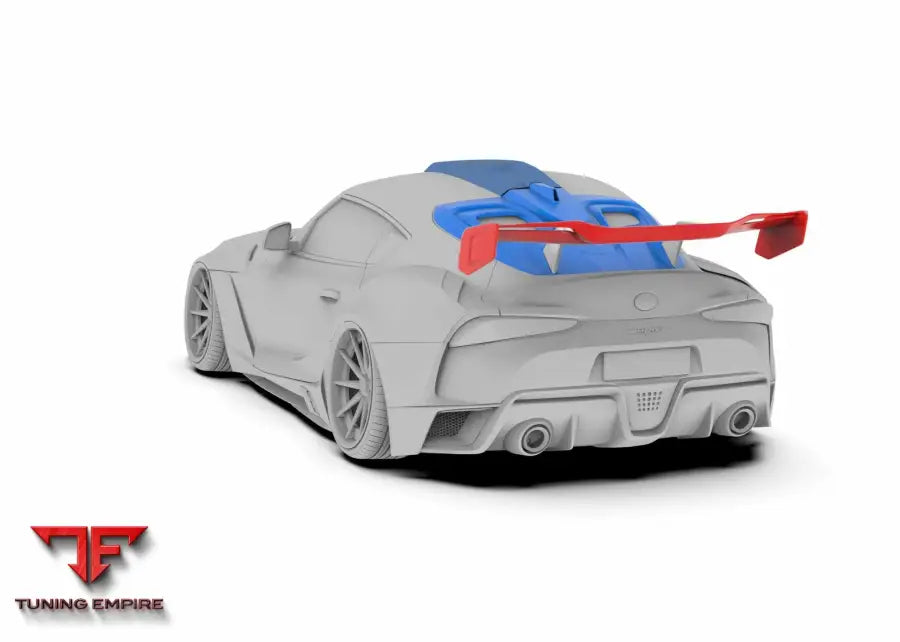 ROBOT Toyota GR Supra GT Wing Roof Scoop & Rear Window Louver - Spoilers & Rear Wings