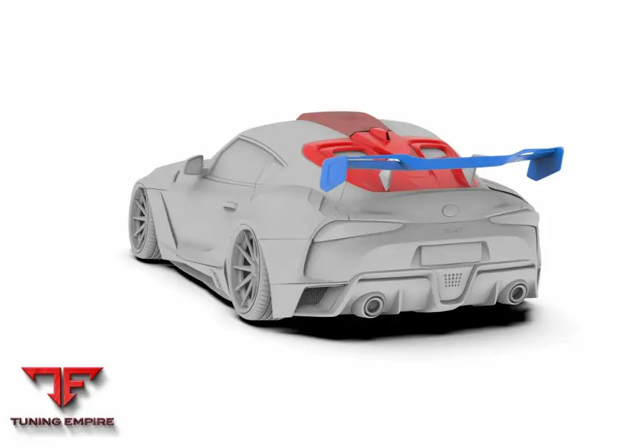 ROBOT Toyota GR Supra GT Wing Roof Scoop & Rear Window Louver - Spoilers & Rear Wings