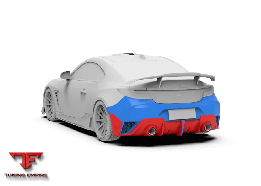 ROBOT Toyota GR86 / BRZ Narrow Rear Bumper & Diffuser - Rear Bumpers & Diffusers
