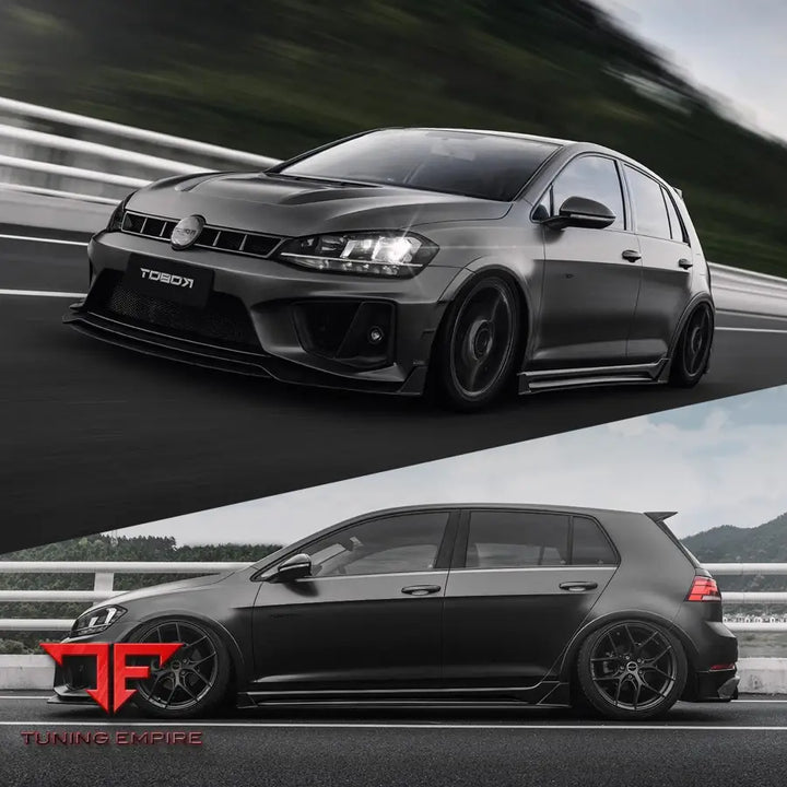 ROBOT Volkswagen Golf / GTI / Golf R MK7 MK7.5 FRP Complete Front Bumper - Front Bumpers & Splitters