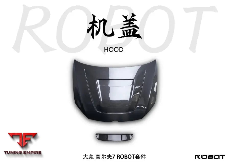 ROBOT Volkswagen Golf / GTI / Golf R MK7 MK7.5 Hood / Bonnet - Bonnets & Hoods