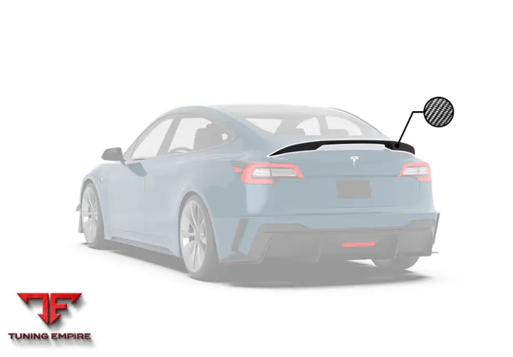 ROBOT Widebody Tesla Model 3 ’HACKER’ Spoiler Options - Spoilers & Rear Wings