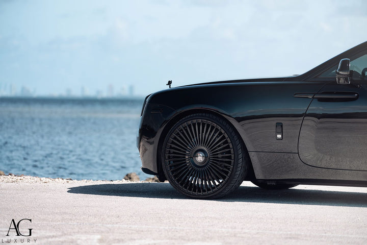 Rolls-Royce Wraith on custom forged wheels