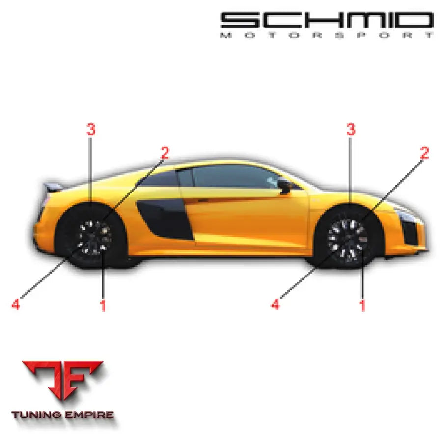SCHMID MOTORSPORT AUDI R8 V8 TRACKTOOL PERFORMANCE PACKAGE