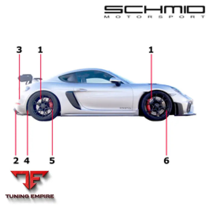 SCHMID MOTORSPORT PORSCHE 718 CAYMAN GT4 RS WITH OPF 4.0 TRACK POWER PACKAGE