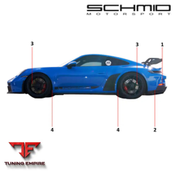 SCHMID MOTORSPORT PORSCHE 992 GT3 MK1 TRACK POWER PACKAGE
