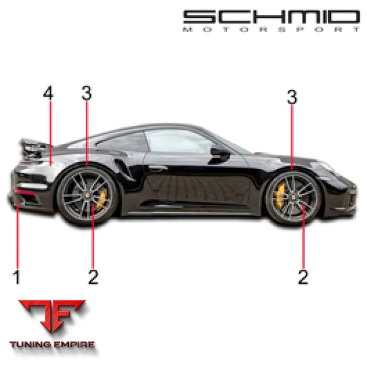 SCHMID MOTORSPORT PORSCHE 992 TURBO -S TRACK POWER PACKAGE