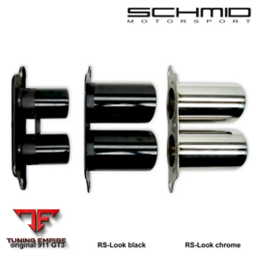 SCHMID MOTORSPORT PORSCHE 997 GT3 MK2 3,8 RS-LOOK TAILPIPES - Exhaust System