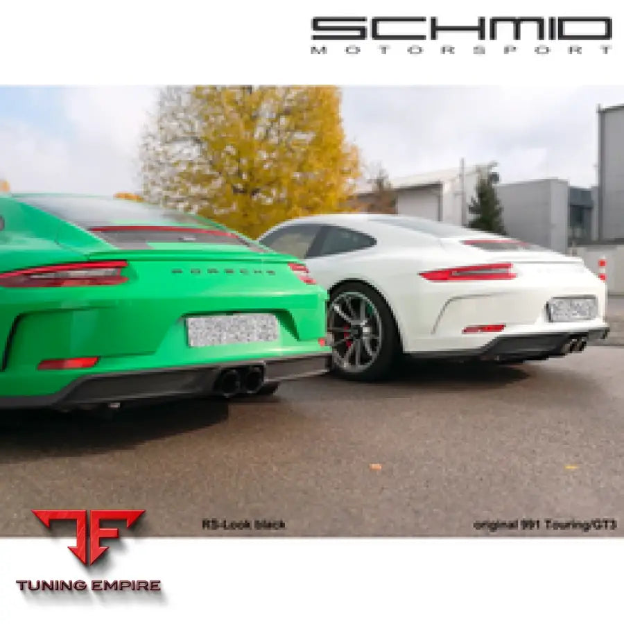 SCHMID MOTORSPORT PORSCHE 997 GT3 RS MK1 3,6 RS RS-LOOK TAILPIPES