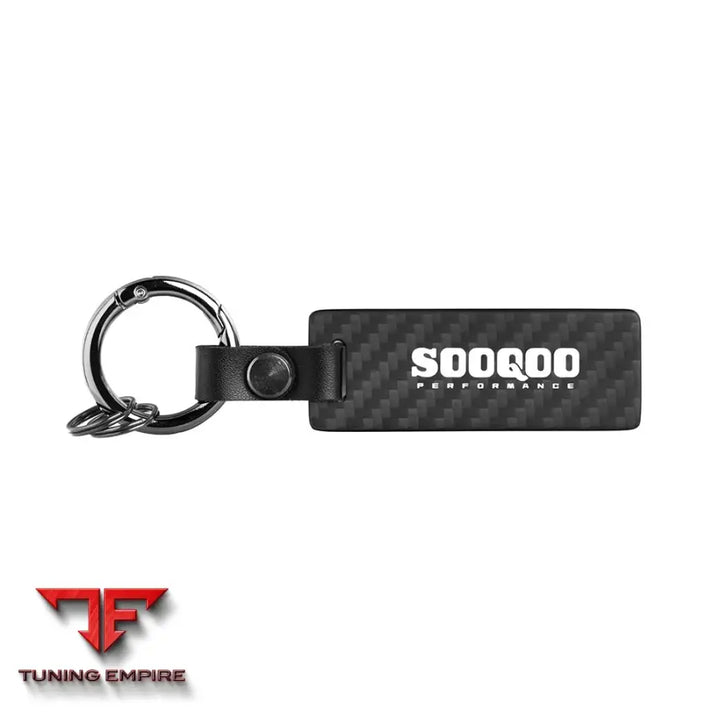 SOOQOO KEYCHAIN IN PREPREG CARBON FIBRE (V1) - Carbon Fibre Parts