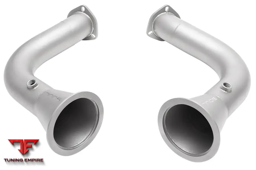 SOUL Porsche Cayenne 4.0L twin turbo cat bypass pipes