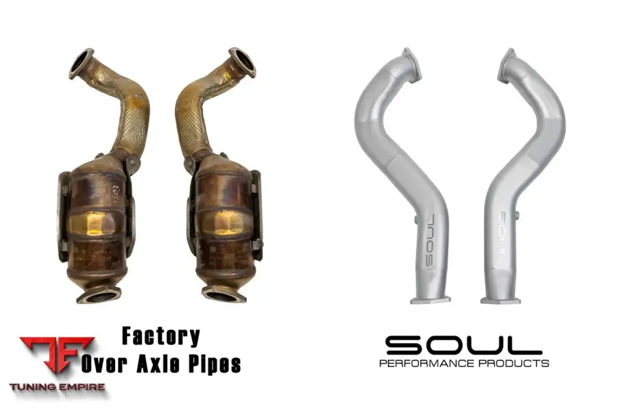 SOUL PORSCHE 718 GT4 RS / SPYDER RS SOUL COMPETITION OVER AXLE PIPES EXHAUST