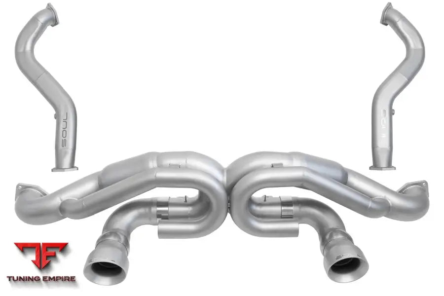 SOUL Porsche 718 GT4 RS race exhaust package