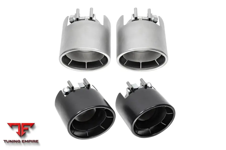 SOUL Porsche 718 GT4 RS Weissach style exhaust tips