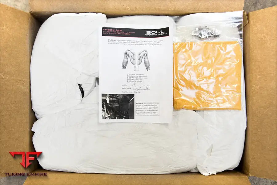 SOUL PORSCHE 981 BOXSTER / CAYMAN SOUL LONG TUBE STREET HEADERS EXHAUST