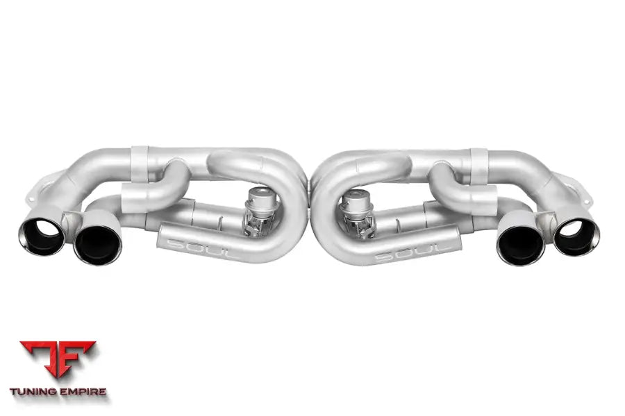 SOUL Porsche 991.1 Carrera valved performance exhaust system