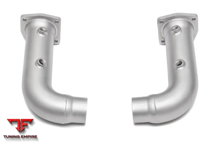 SOUL Porsche 991 Turbo cat bypass pipes
