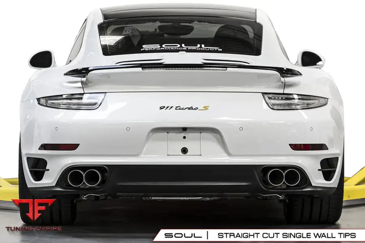 SOUL PORSCHE 991 TURBO COMPETITION X-PIPE EXHAUST