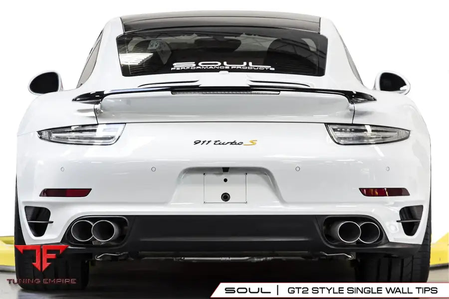 SOUL PORSCHE 991 TURBO COMPETITION X-PIPE EXHAUST