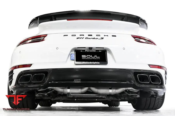 SOUL PORSCHE 991 TURBO COMPETITION X-PIPE EXHAUST