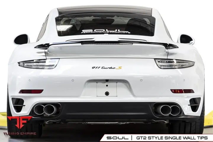 SOUL PORSCHE 991 TURBO SPORT X-PIPE EXHAUST