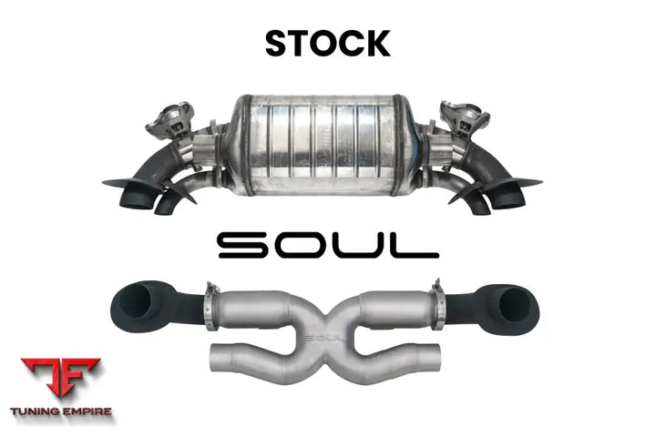 SOUL PORSCHE 992.2 CARRERA (BASE / T / S) SOUL X-PIPE EXHAUST