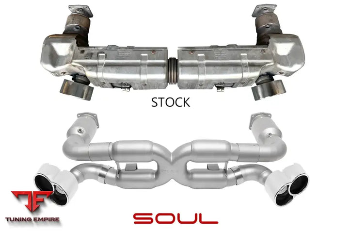 SOUL PORSCHE 996 TURBO SPORT X-PIPE EXHAUST