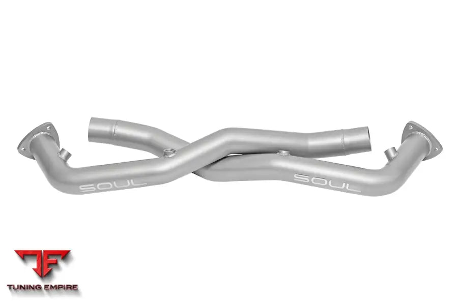 SOUL Porsche 997.1 Carrera cat bypass pipes