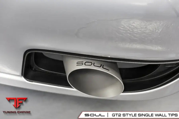 SOUL PORSCHE 997.1 TURBO COMPETITION X-PIPE EXHAUST