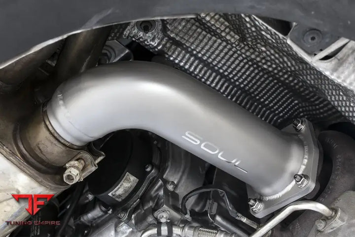 SOUL PORSCHE 997.2 TURBO CAT BYPASS DOWNPIPE