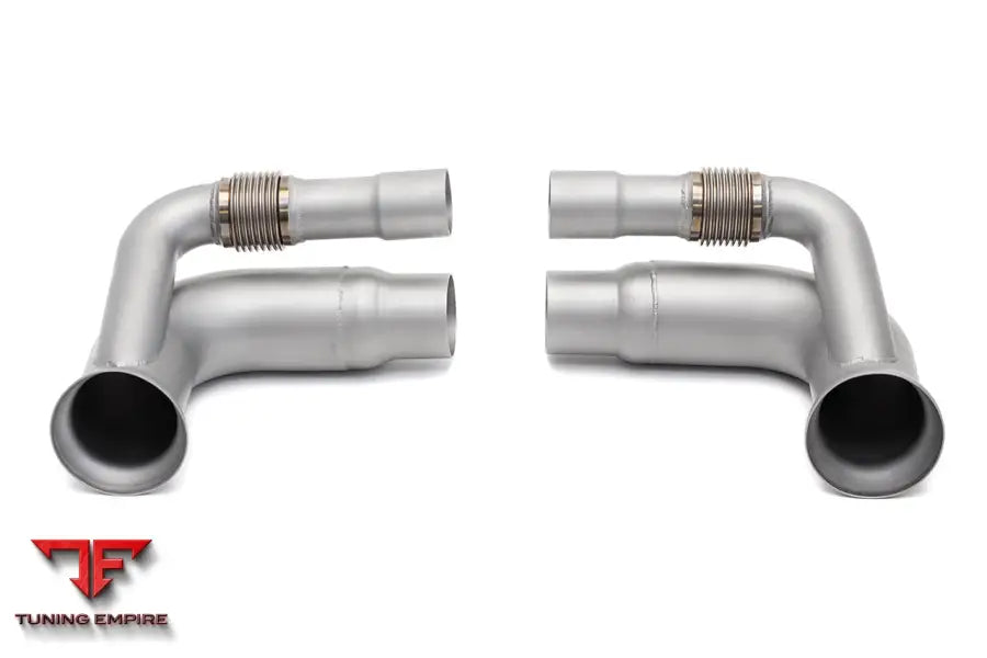 SOUL Porsche 997 GT3 side muffler bypass pipes