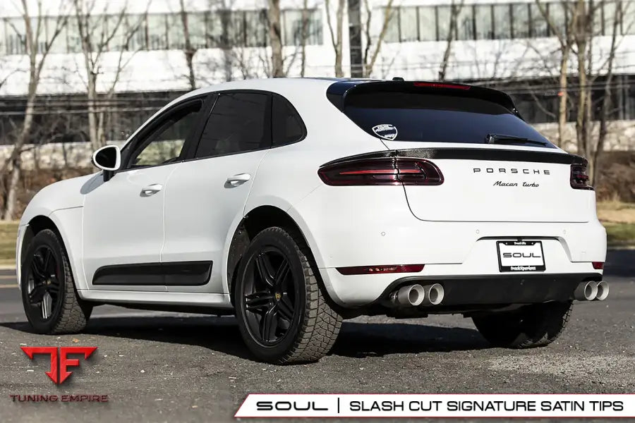 SOUL PORSCHE MACAN 2.0T SOUL RESONATED MUFFLER BYPASS EXHAUST